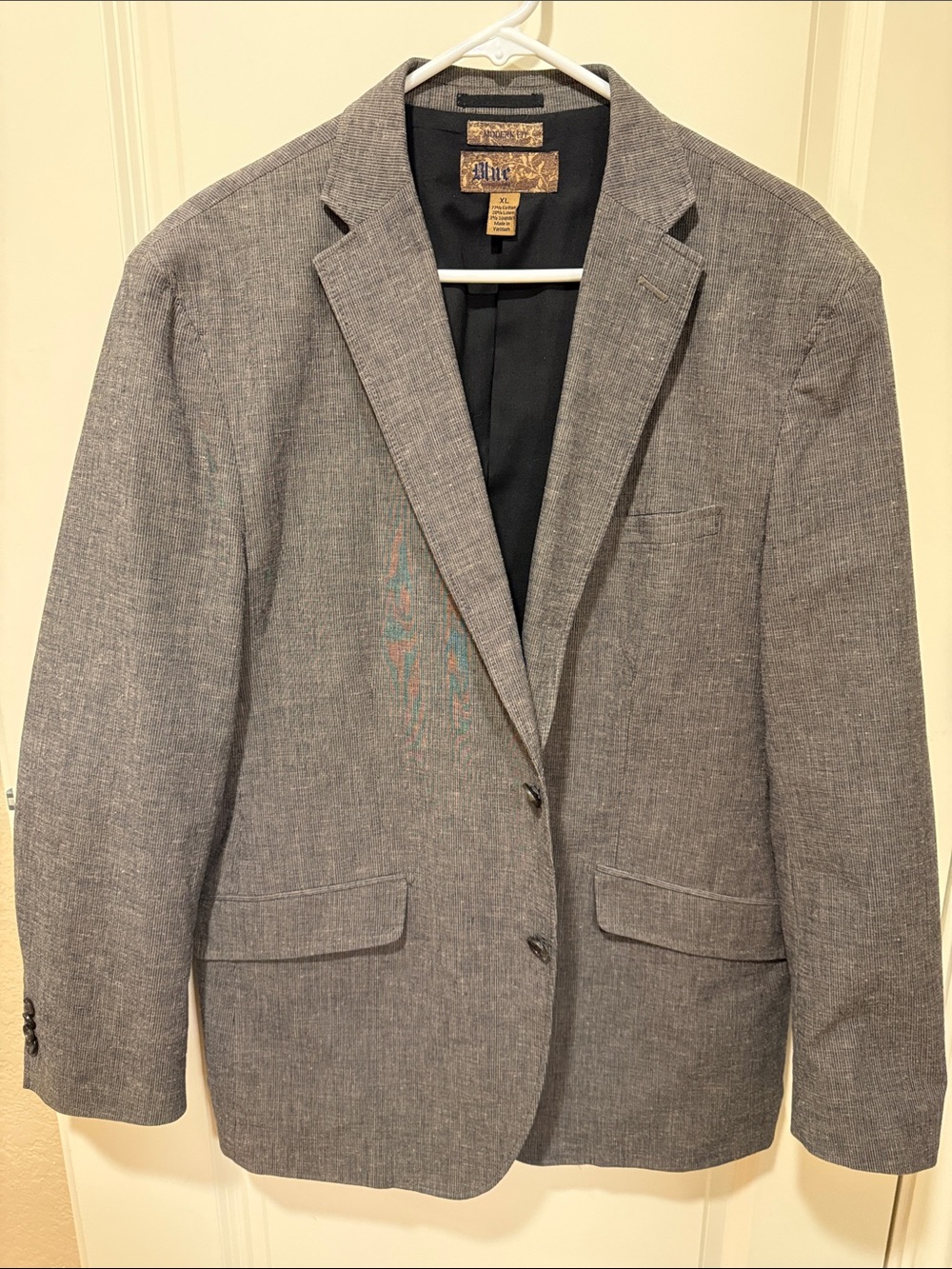 Pronto Uomo Gray Textured Sport Coat